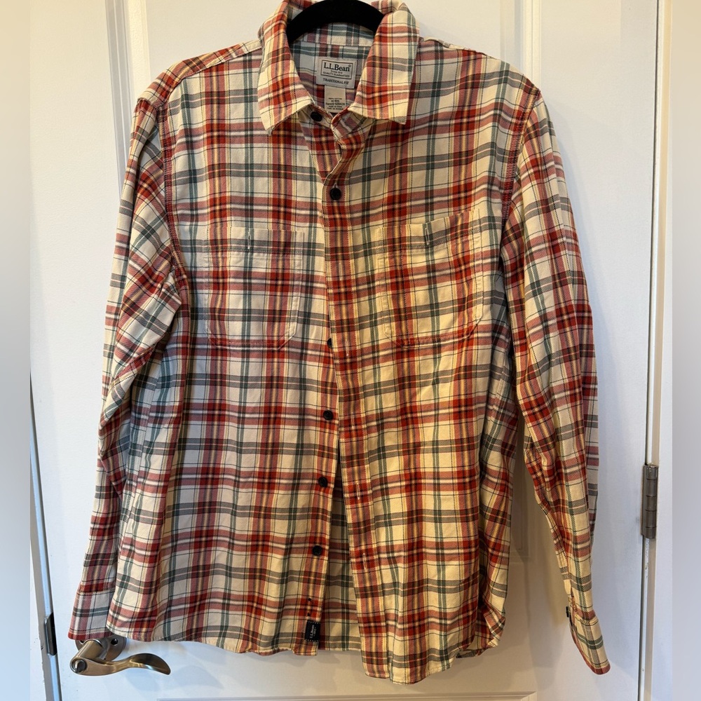 LL Bean Cotton Twill Button-down